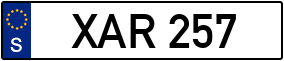 Truck License Plate